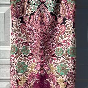 NWOT ECI New York Pink, White, & Black  Patterned Dress